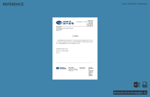Beispiel für die Schließung der DGB Bank in Südkorea (Vorschau)